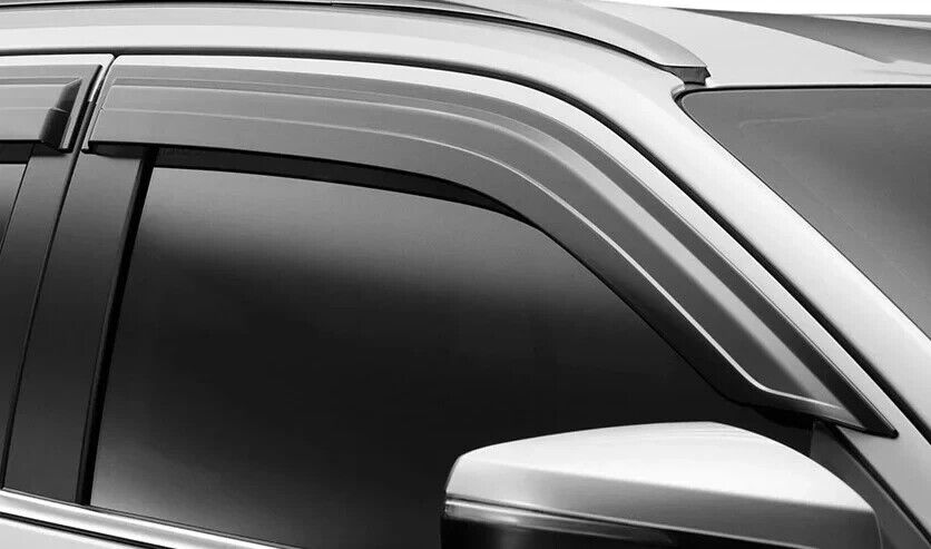 Genuine Isuzu MU-X Slimline Weather Shields Front Only MY2021 Onwards
