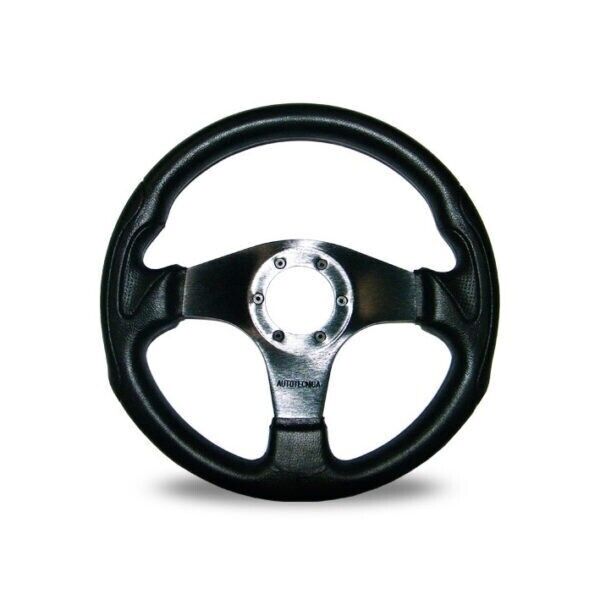 Autotecnica Steering Wheel Formula Black Spoke 14" ADR Approved