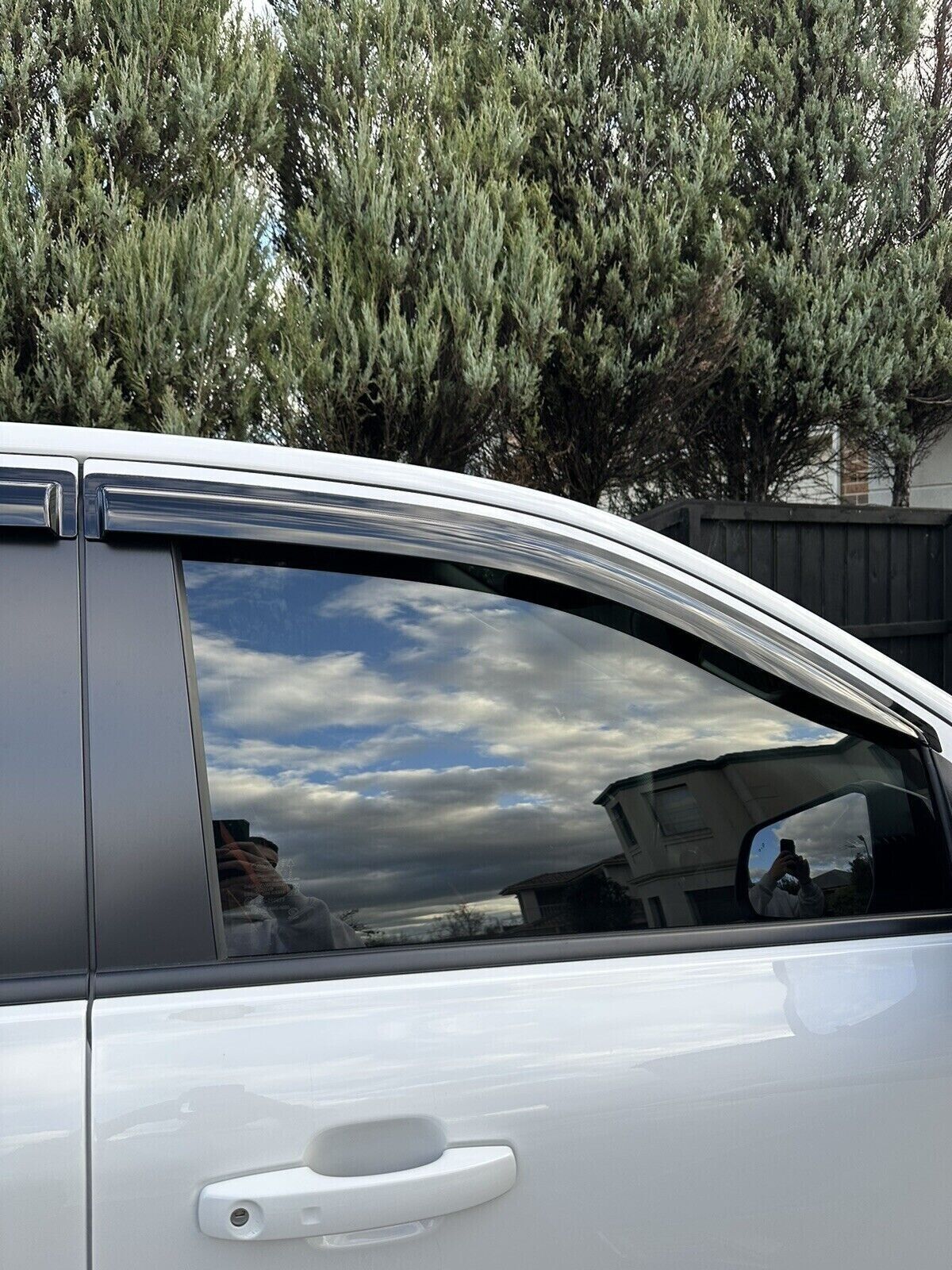 Genuine Next Gen Ford Ranger Wildtrak Tinted Slimline Weather Shields Set Of 4