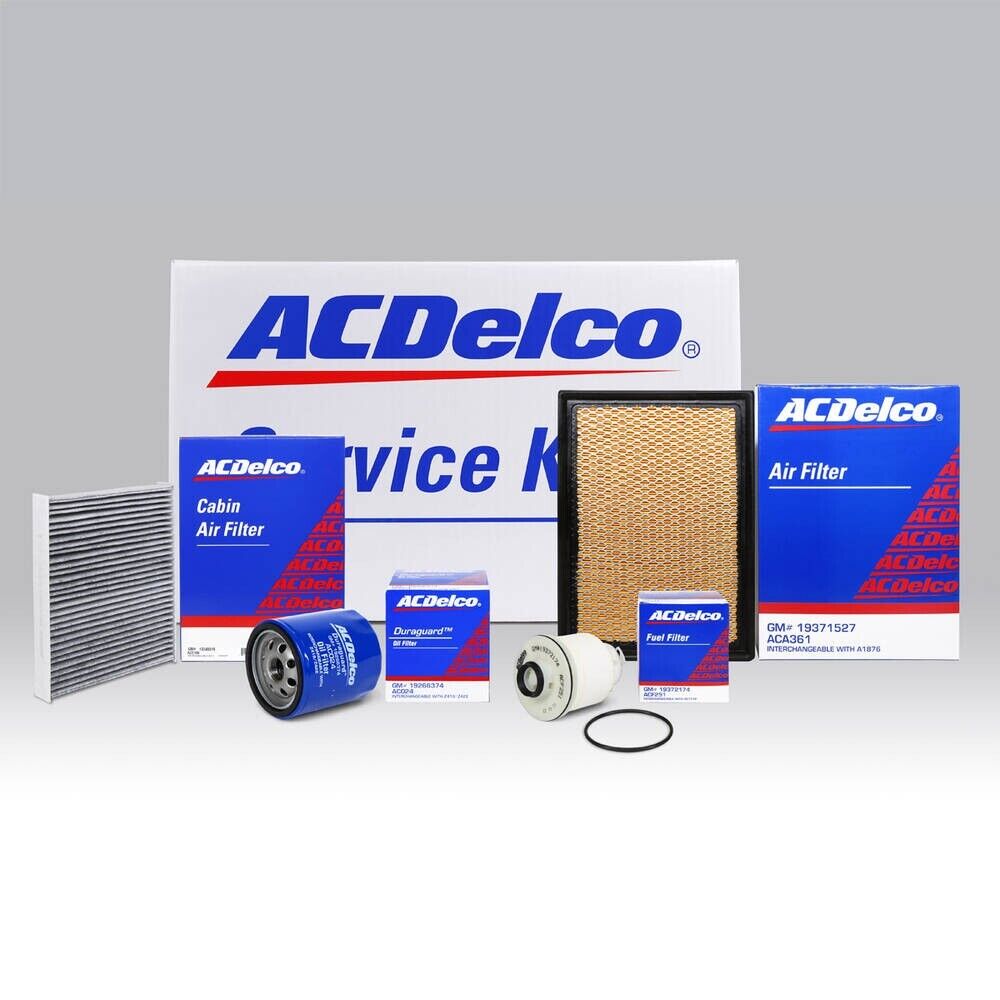 Genuine AC Delco Service Filter Kit Oil Air Fuel Cabin For Toyota Hilux 2015-On