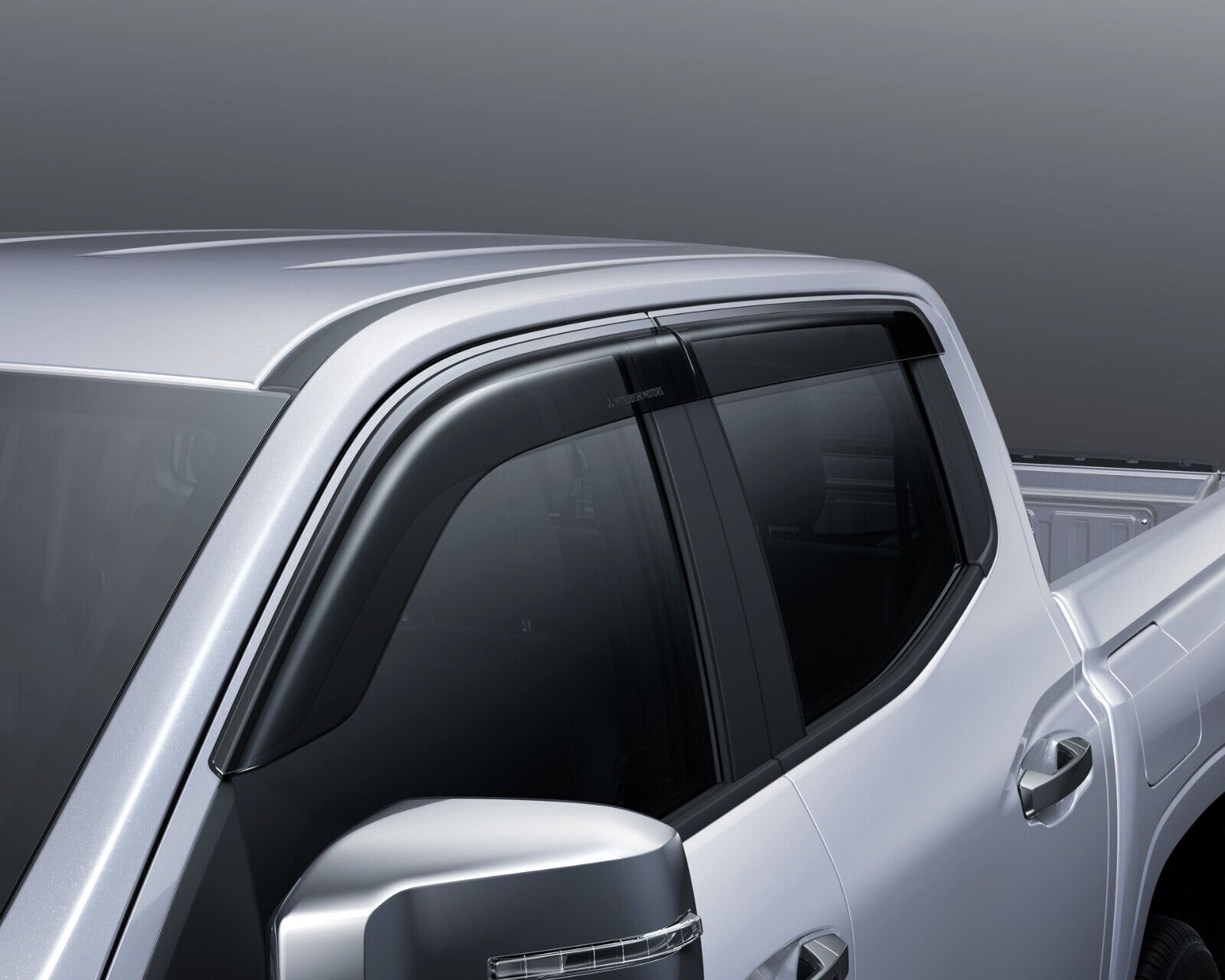 Genuine Mitsubishi Triton MV Tinted Weather shields Set Of 4 2023 - Onwards