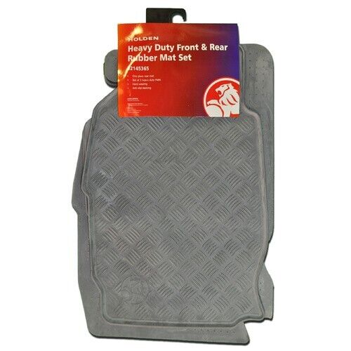 Genuine Holden Rodeo RA RC Rubber Floor Mat Set Front & Rear 2003 - 2011