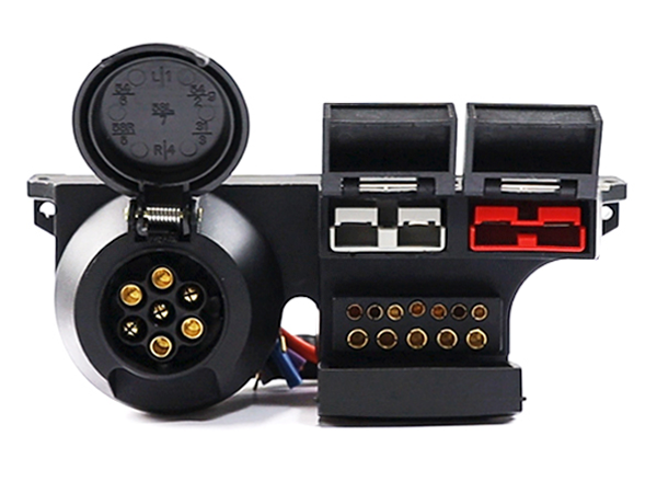 Trailer Plug Combo 7 Pin Round 12 Pin Flat 2x Anderson Plugs Kit Caravan 4WD0