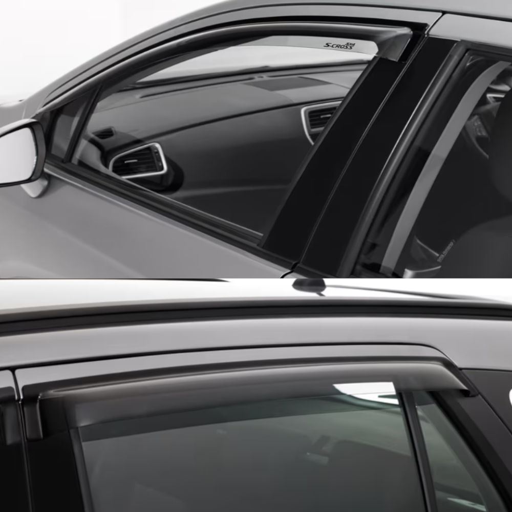 Genuine Suzuki S-Cross Clear Weather Shields Front & Rear Set AKK416/414