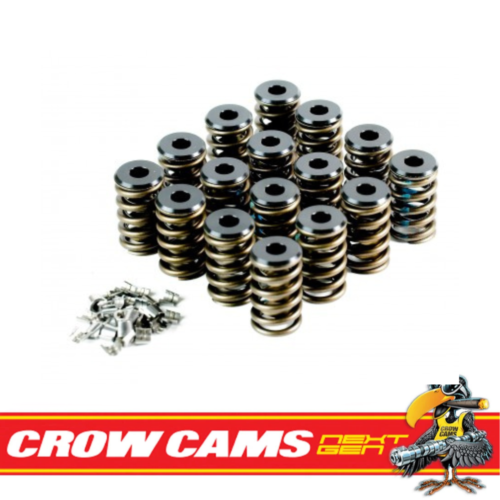 Crow Cams Valve Springs Retainers & Locks Kit For Chev Small Block V8 VTK350K0