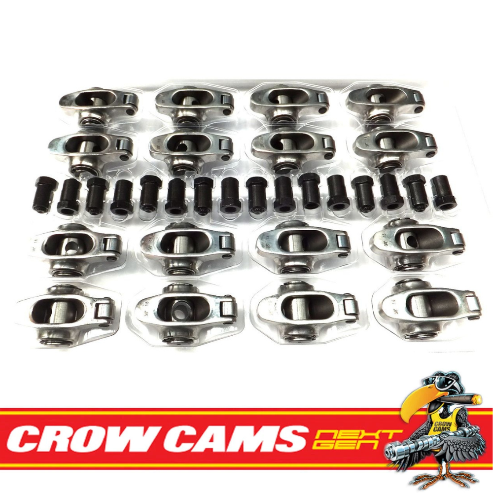 Crow Cams Roller Rockers Suits Ford Windsor 289 302 351 V8 3/8" Stud 1.6 Ratio0