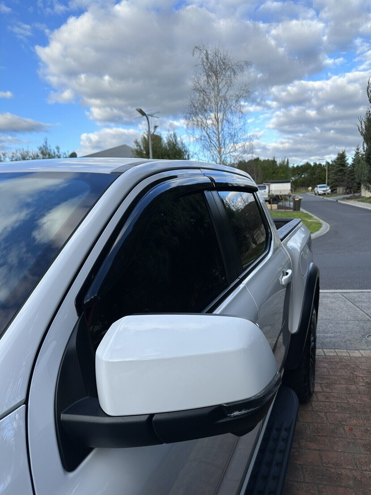 Genuine Next Gen Ford Ranger Tremor Tinted Slimline Weather Shields Set Of 4