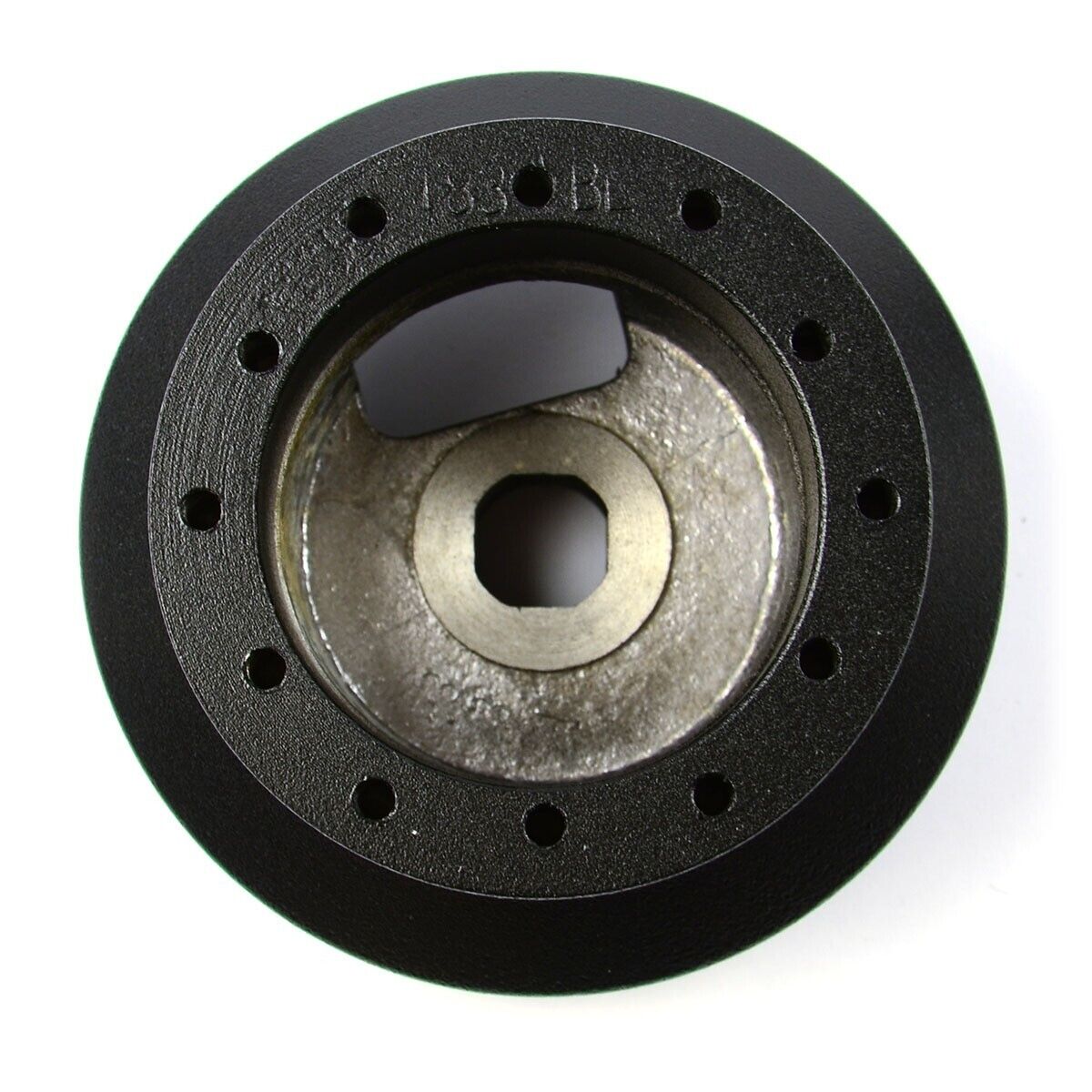 SAAS Suede Deep Dish Steering Wheel & Boss Kit For Ford Falcon AU 1998-2002