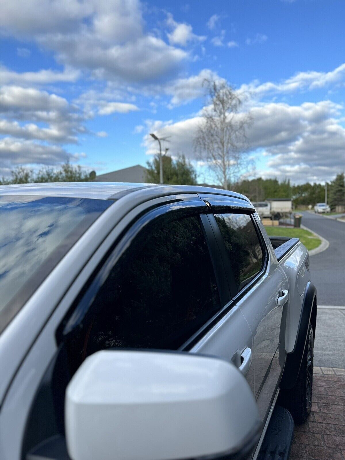 Genuine Next Gen Ford Ranger Wildtrak Tinted Slimline Weather Shields Set Of 4