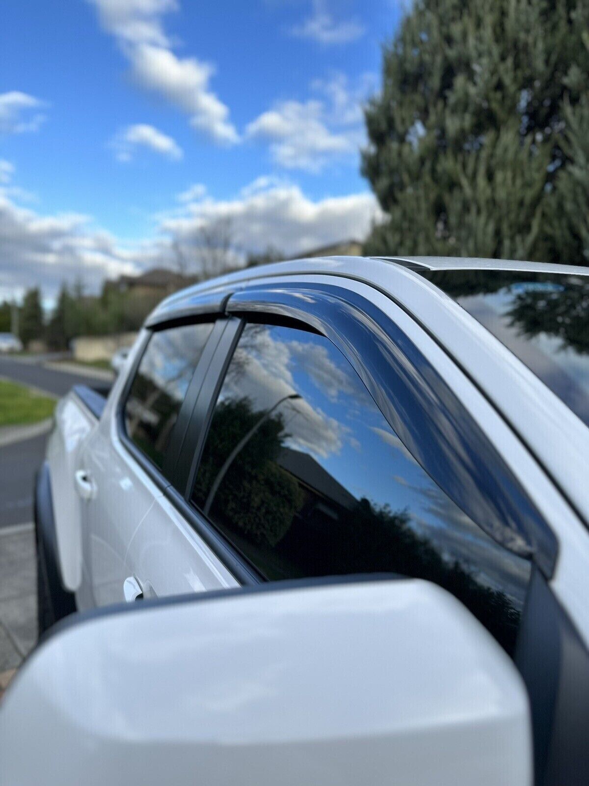 Genuine Next Gen Ford Ranger Tremor Tinted Slimline Weather Shields Set Of 4