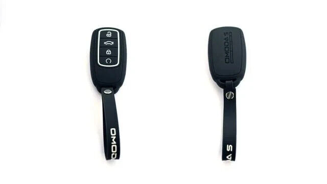 Genuine Chery Omoda 5 Silicone Remote Key Fob Case & Hanger - Black