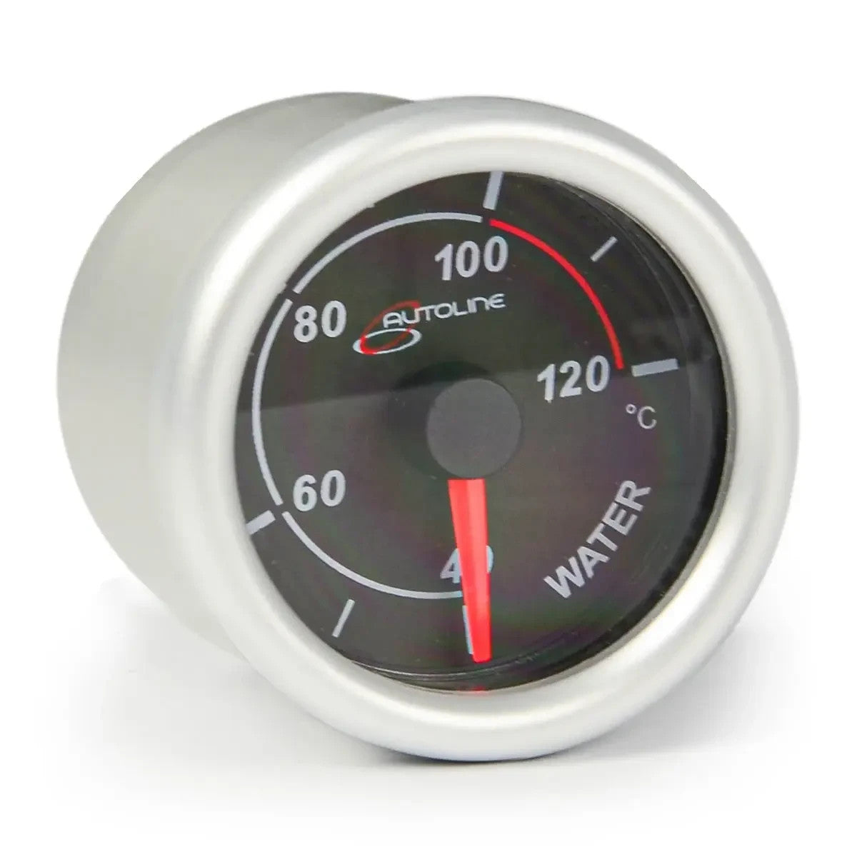 SAAS Water Temp Gauge 40°- 120° 52mm Autoline Series Black 12V SG712201