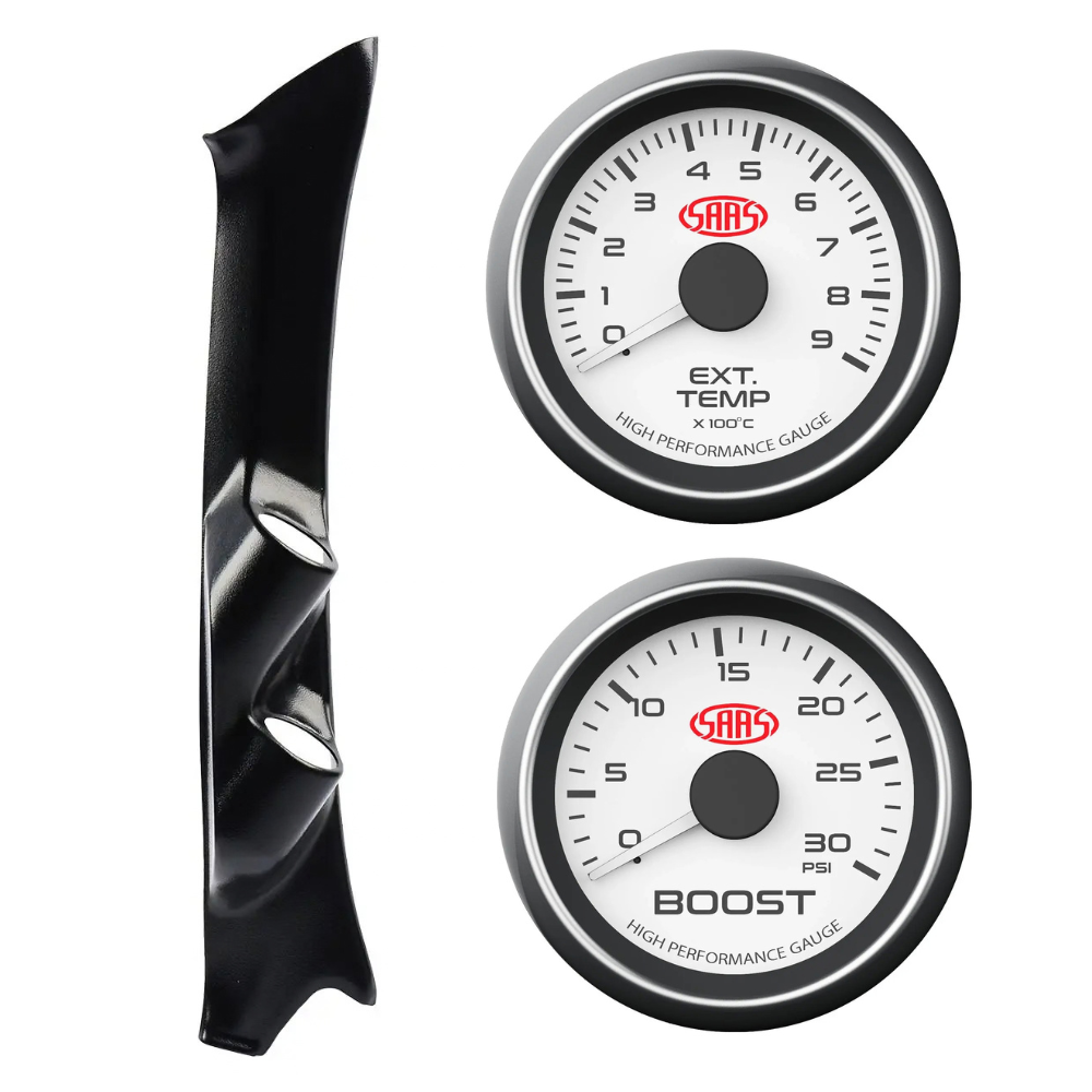 SAAS Pillar Pod 1 Pc & Gauge Combo For Toyota Hilux 1997-2005 LN Boost & EGT0