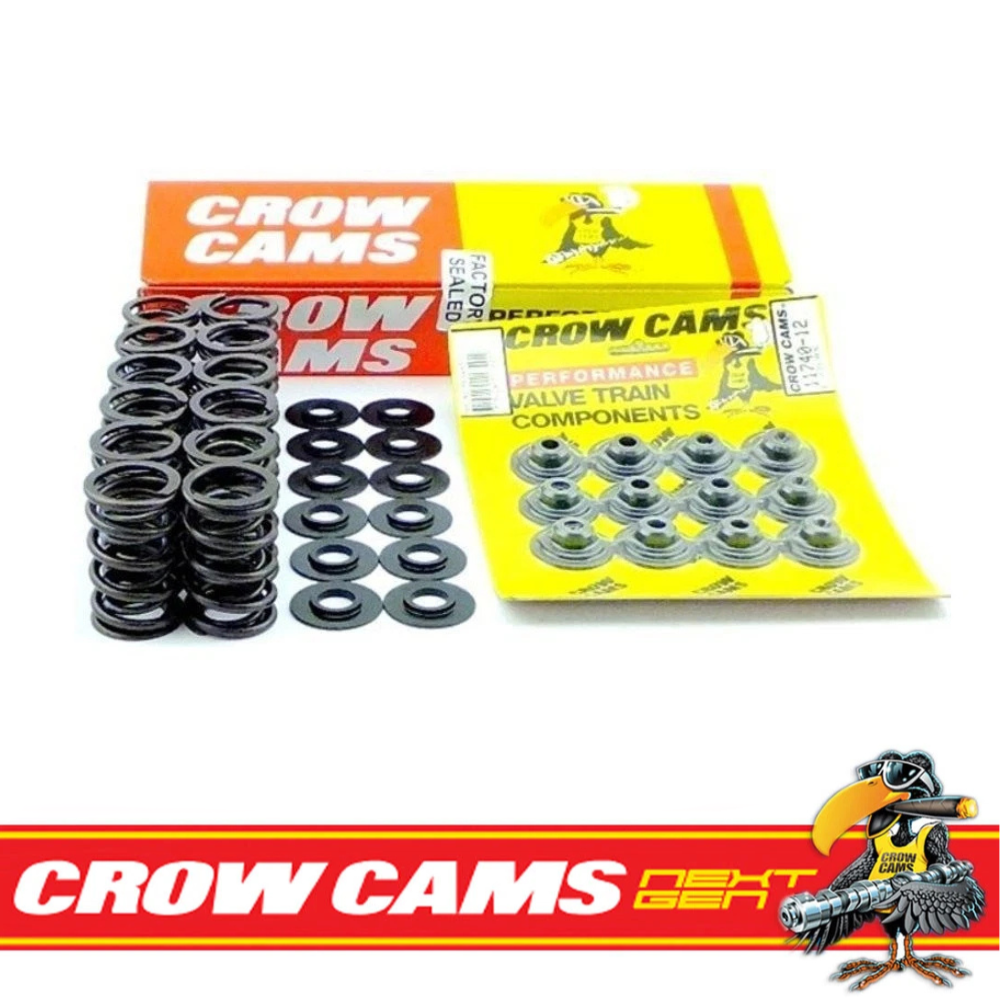 Ford Falcon AU Intech 6cy 4L Crow Cams Dual Valve Springs & Retainer Kit VTKAU-R0