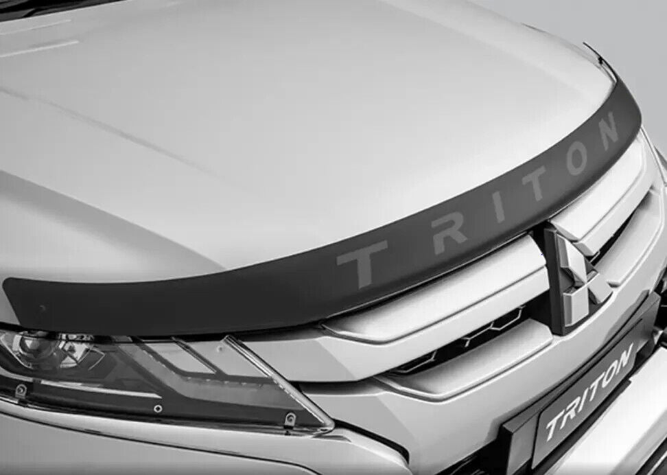 Genuine Mitsubishi MR Triton Black Bonnet Protector 2019 - Onwards