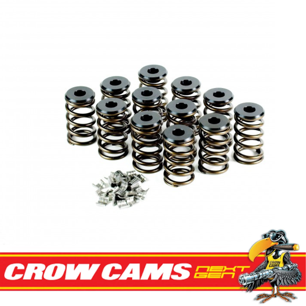 Crow Cams Valve Springs Retainers & Locks Kit Holden 6 Cyl 173 Red Motor VTK173K0