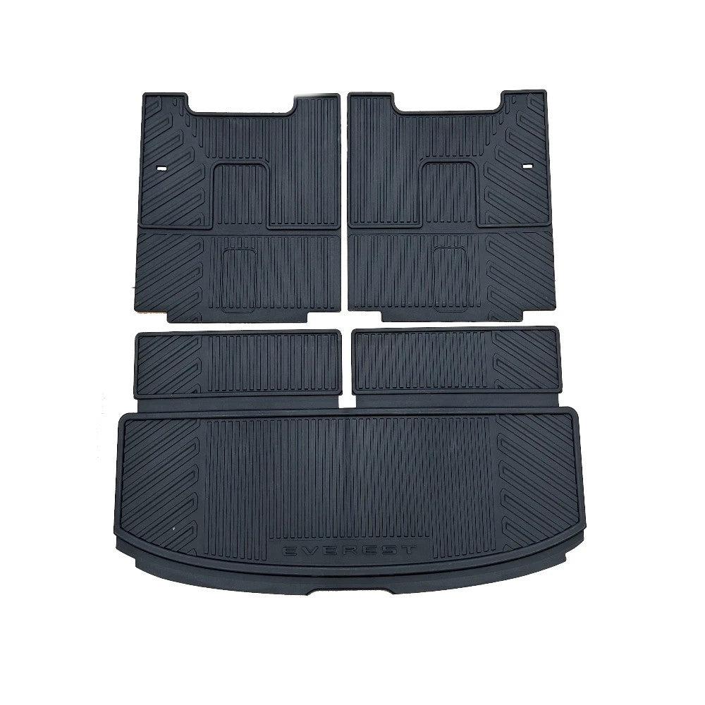 Genuine Ford Everest UB All Weather Floor Mats + 3 Piece Cargo Liner Package7