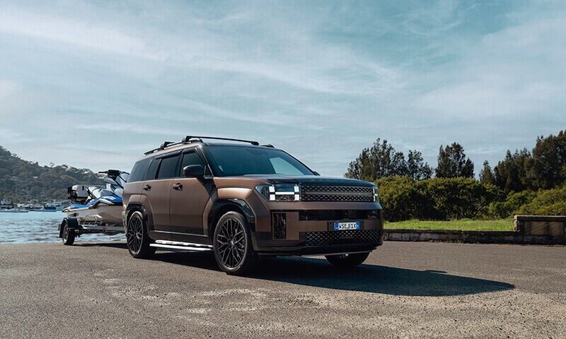 Genuine Hyundai Santa Fe Hybrid Tinted Bonnet Protector MY2024 - Onwards