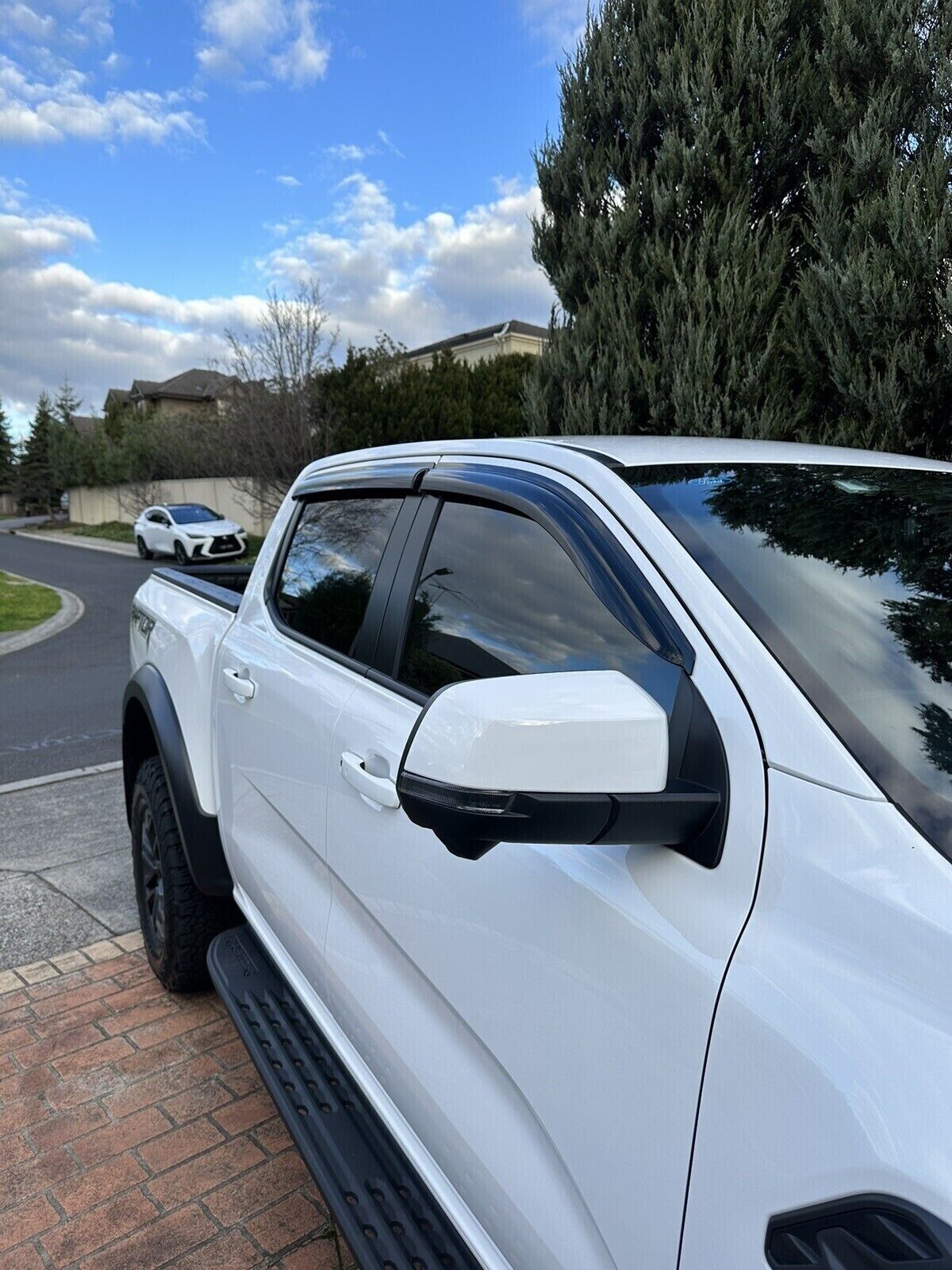 Genuine Next Gen Ford Ranger Wildtrak Tinted Slimline Weather Shields Set Of 4