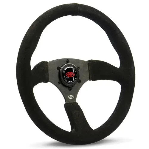 SAAS Suede Motorsport Steering Wheel & Boss Kit For BMW E46 3 Series 1998 - 20051