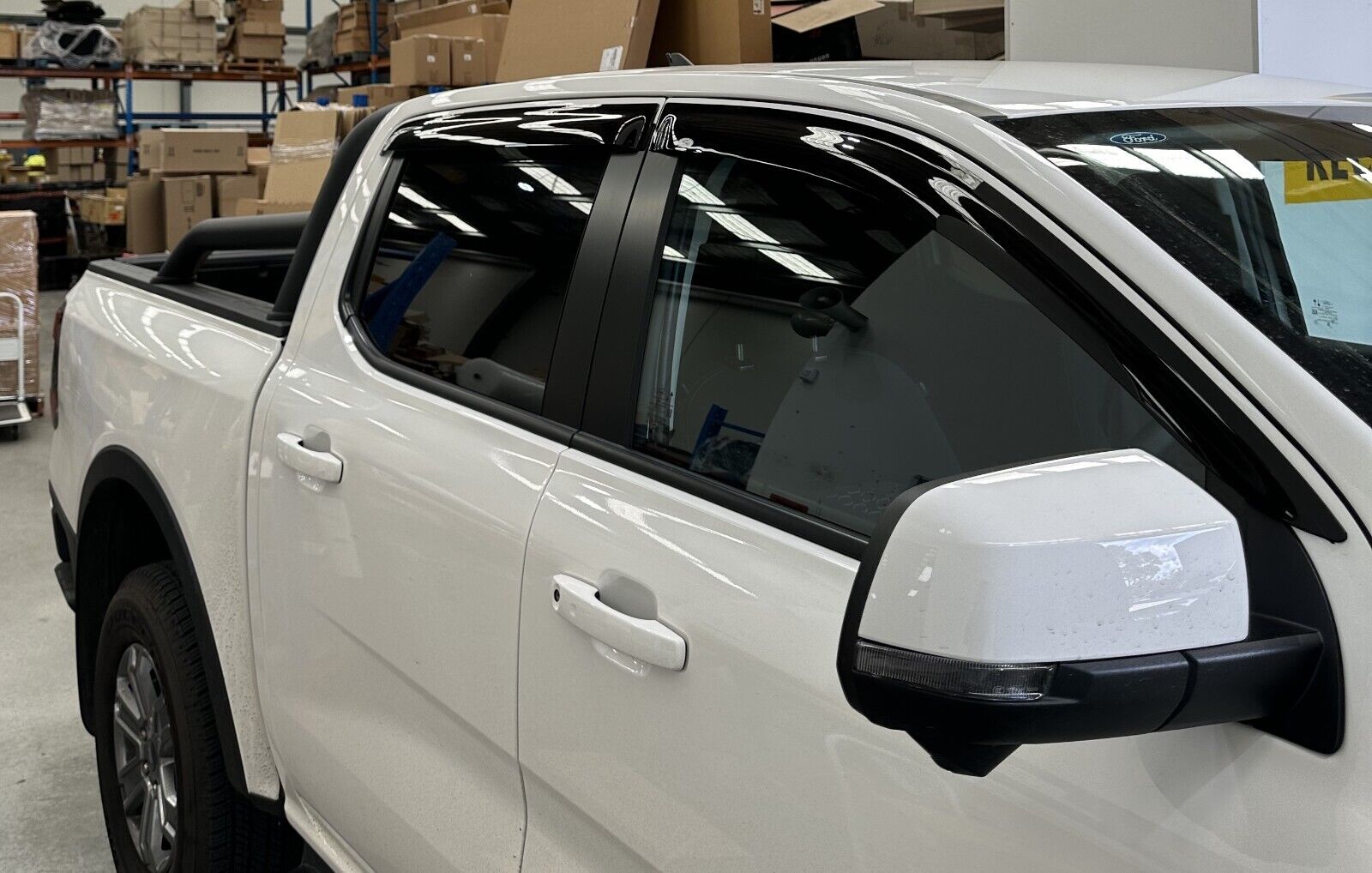 Genuine Next Gen Ford Ranger Tremor Tinted Slimline Weather Shields Set Of 4