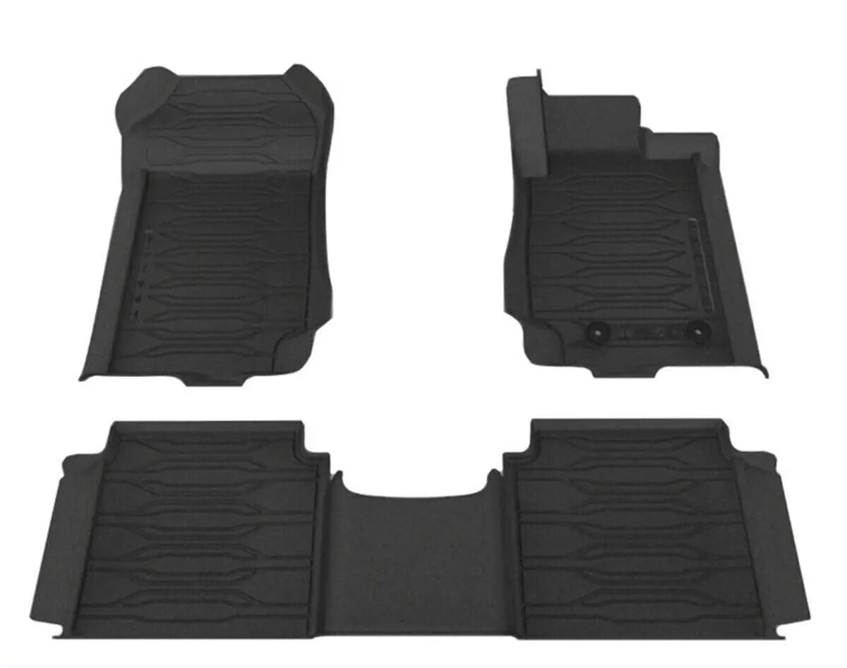 Genuine PX Ford Ranger All Weather Floor Mats Front & Rear Set With Ranger Logo