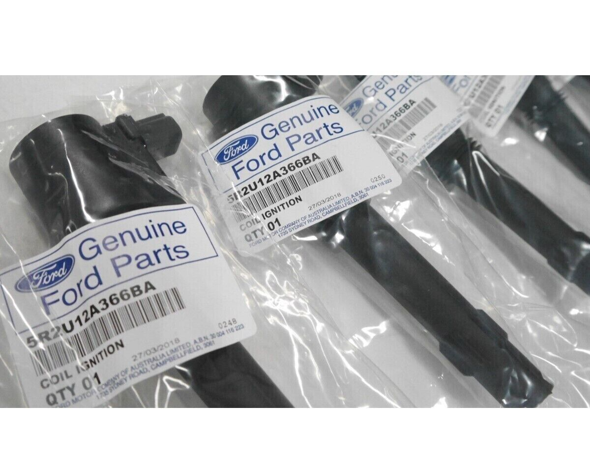 Genuine Ford Ignition Coil Coils (6) For Ford BA BF Falcon 6 Cyl Inc XR6 & Turbo