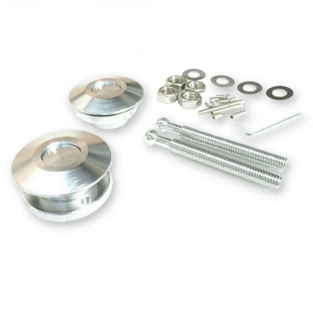Flush Mount Bonnet Hood Pins Locks 4x4 Race Rally Drift Drag Car 4x4 4WD