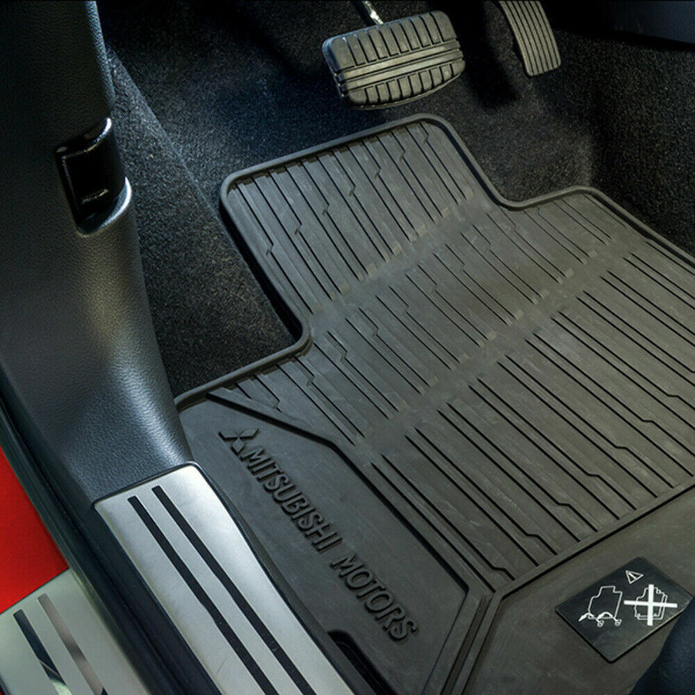 Genuine Mitsubishi Eclipse Cross YA Front & Rear Rubber Floor Mats 2017-2018