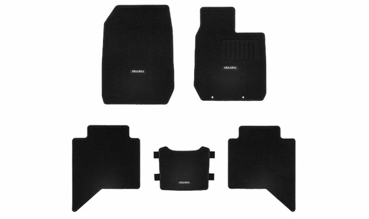 Genuine Isuzu DMAX Carpet Cabin Floor Mats 2021Onwards Front & Rear