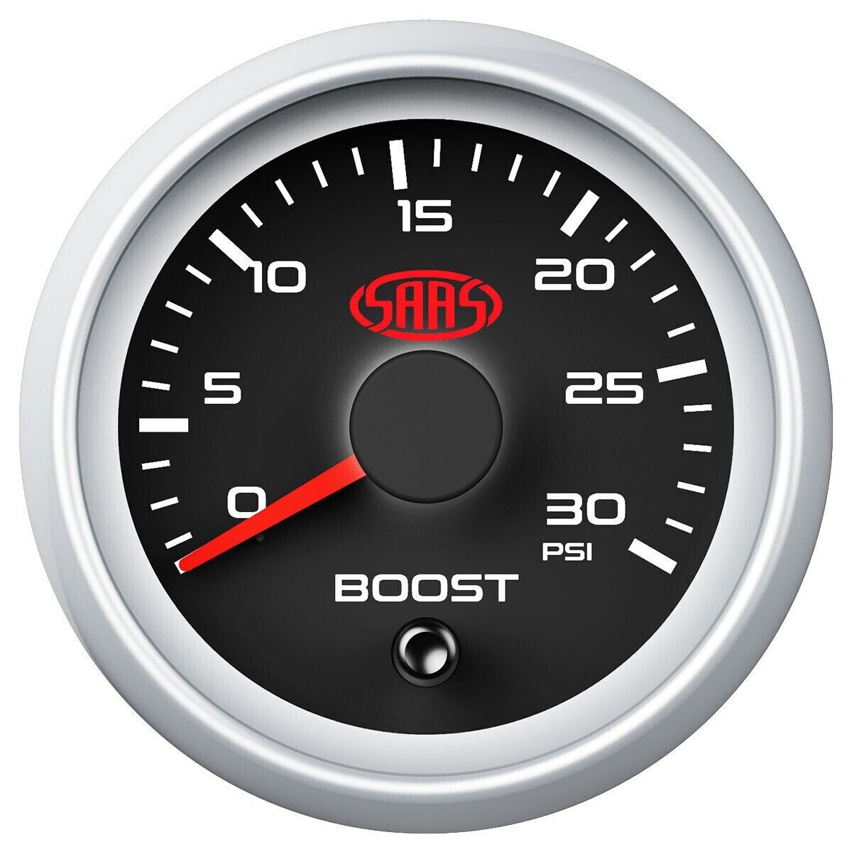 SAAS Muscle Series II Diesel EGT 0>900 Boost >30 52mm Gauge Combo Black Slvr Rim