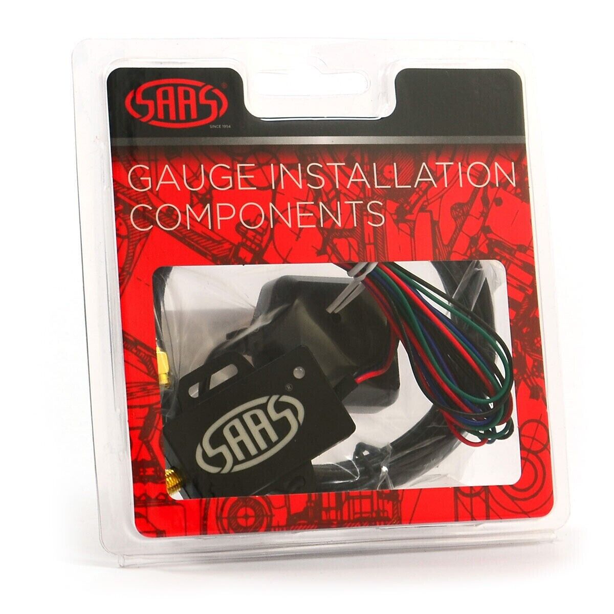 SAAS GPS Speedometer Speedo for Muscle Series >220 Kph 3 1/2in / 90mm Dash Black