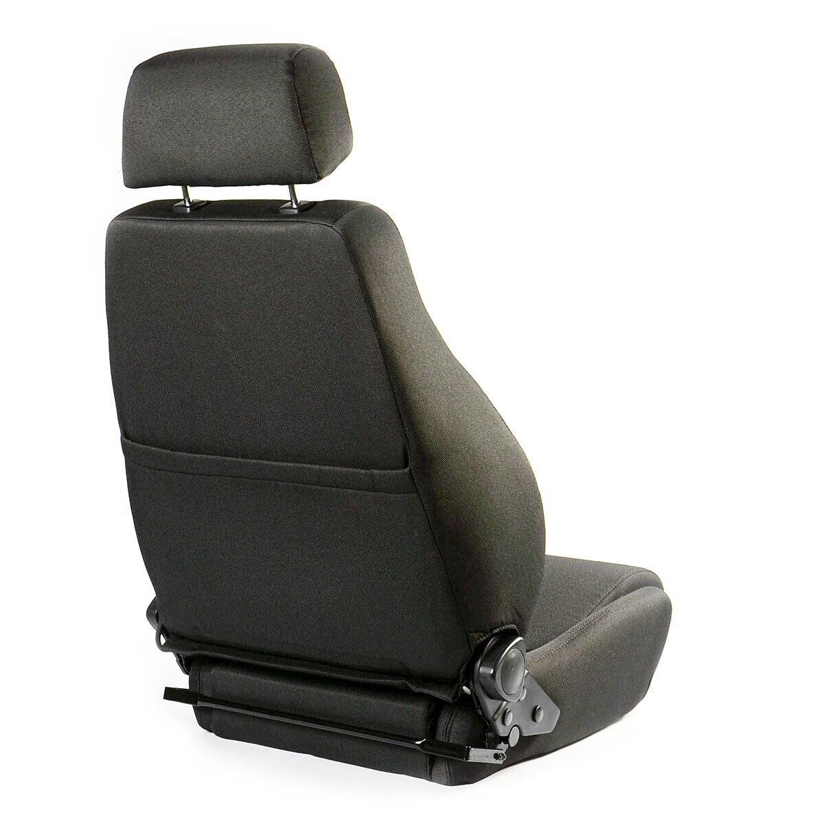 SAAS 4X4 Seat (1) With Rails Black Cloth ADR Compliant
