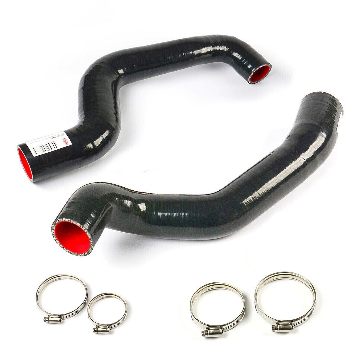 Genuine SAAS Silicone Intercooler 2 Pipe and Clamp Kit for Ranger/BT50 3.2L
