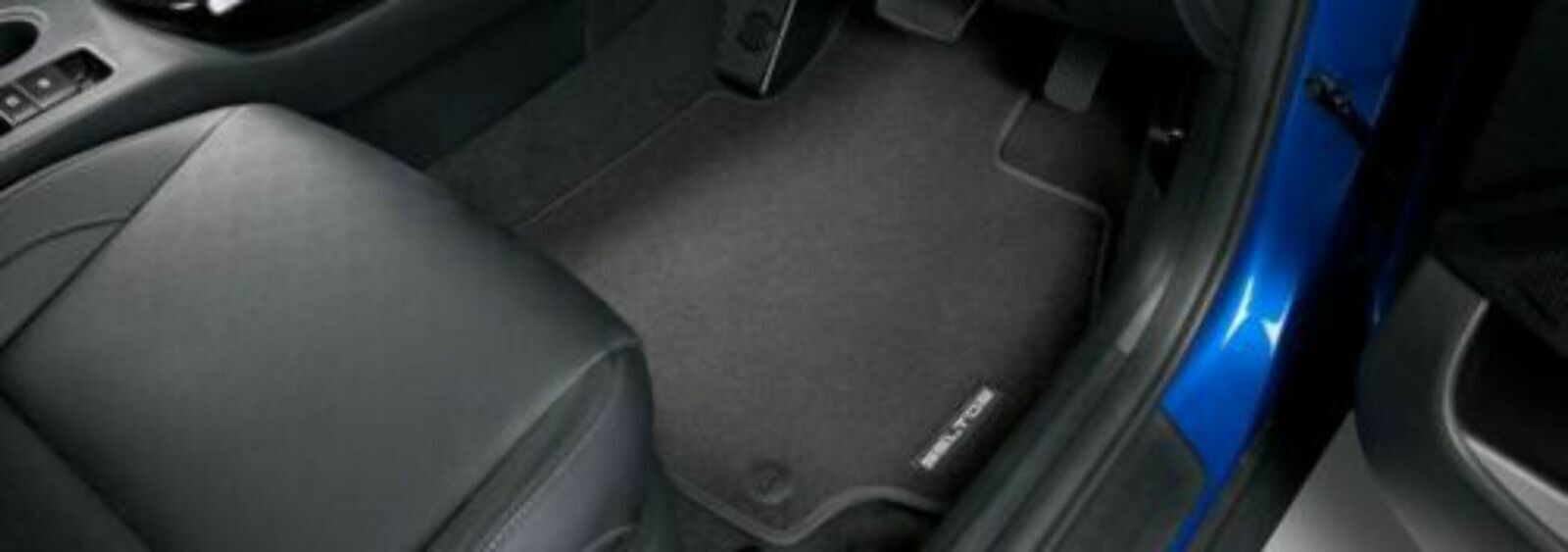 Genuine KIA Seltos SP2 2019-2022 Carpet Floor Mat Set with Seltos Logo