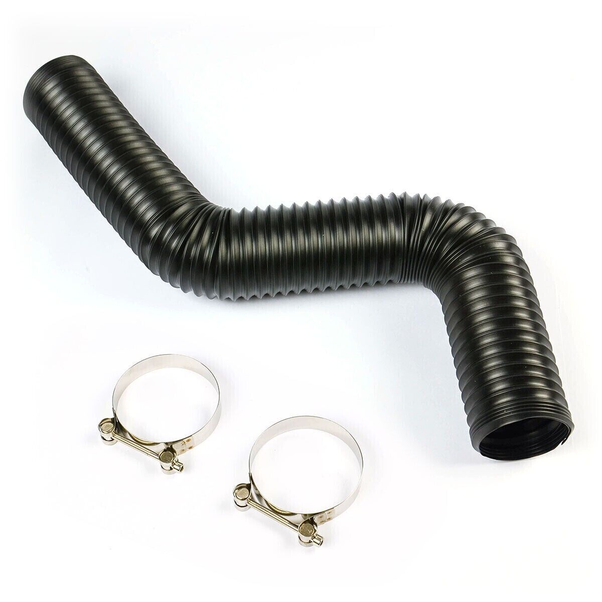 Genuine SAAS Flexible Air Induction / Brake Ducting Customisable 76mm x 1m Black