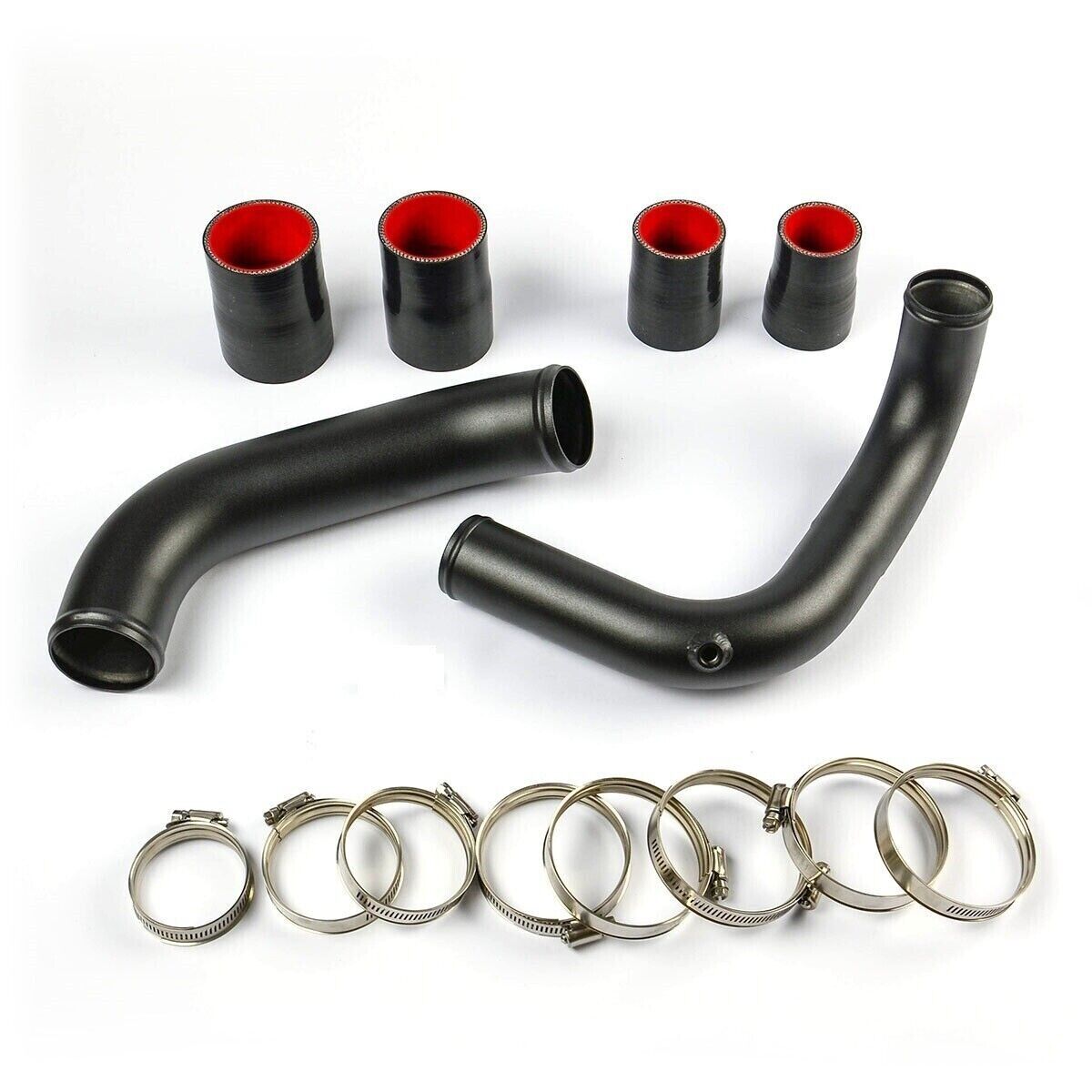 Genuine SAAS Intercooler Pipe Kit - Black Alloy for Patrol GU ZD30 3.0L - 07