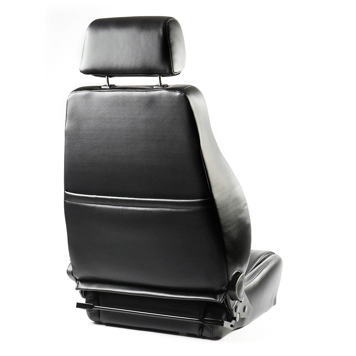 SAAS Trax 4X4 Seat (1) With Rails Black PU Leather ADR Compliant