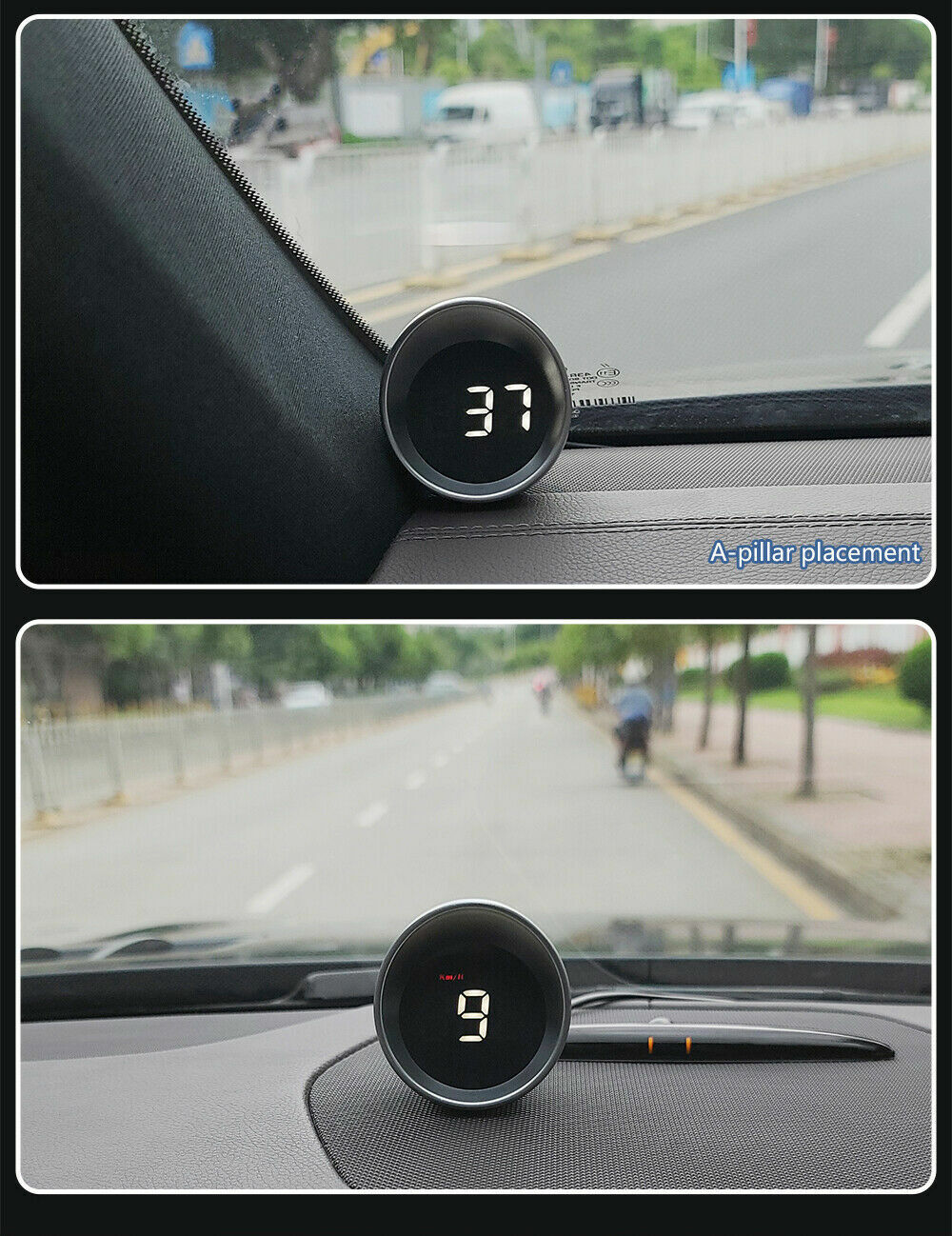 GPS Speedo HUD Universal Car Heads Up Display Speed Warning Alarm Speedometer