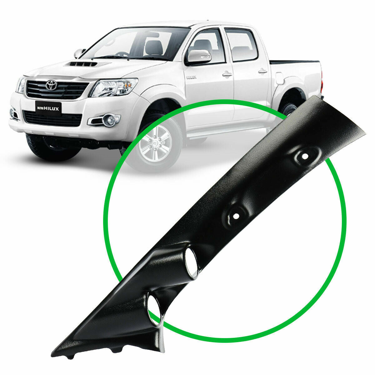 SAAS Gauge Pillar Pod Suits 52mm Gauges for Hilux 2005 - 2015 Kun Series 1 Piece