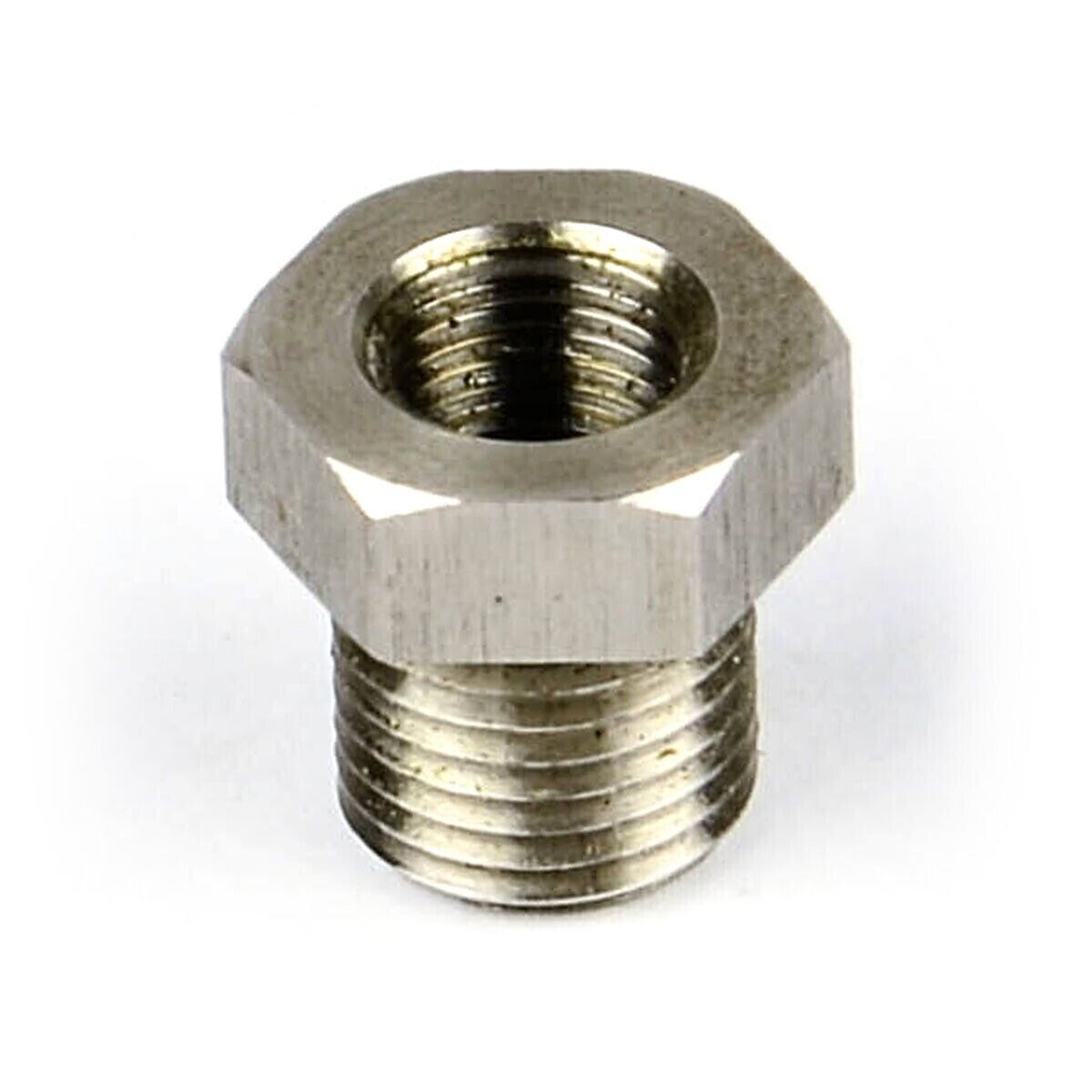 SAAS Gauge Bush Adaptor 1/8 NPT To 1/4 BSP Stainless Steel For Dump Pipes