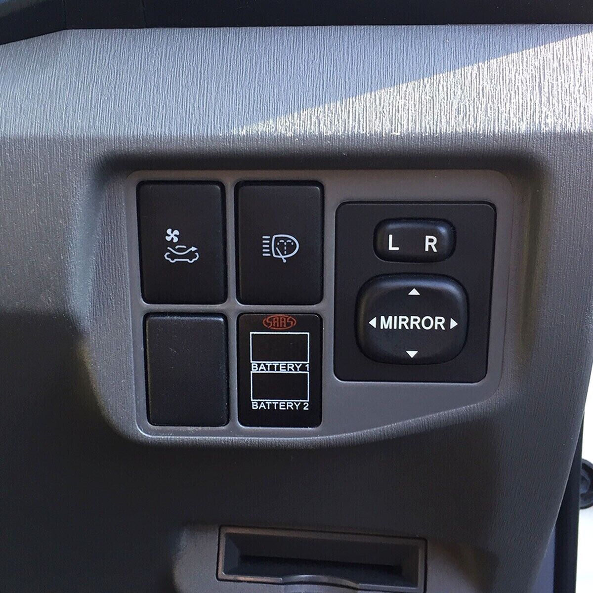 SAAS SG81513 Dual Volt Digital Switch Gauge for Universal Hole Size 23 X 39mm