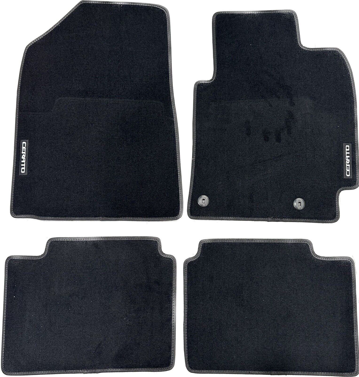 Genuine Kia Cerato BD Black Carpet Floor Mat Set of 4 2018-Current M6A20APK00