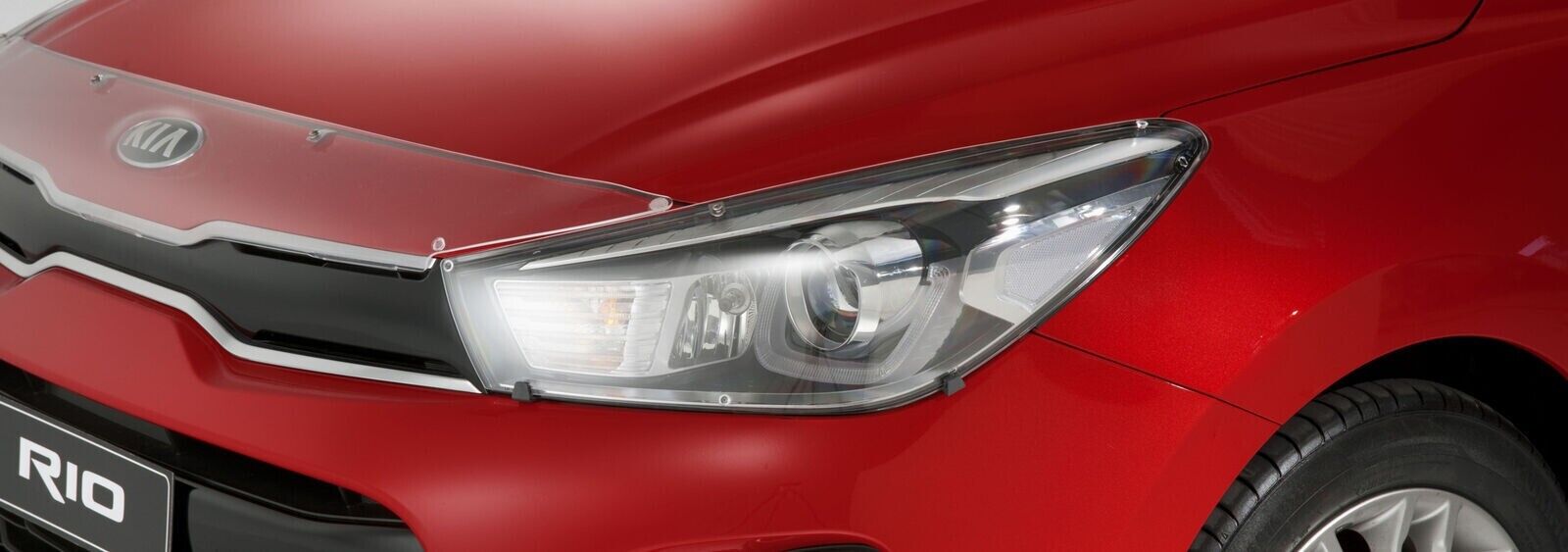 Genuine Kia Rio YB Clear Polycarbonate Headlight Protectors 2017-Current Model