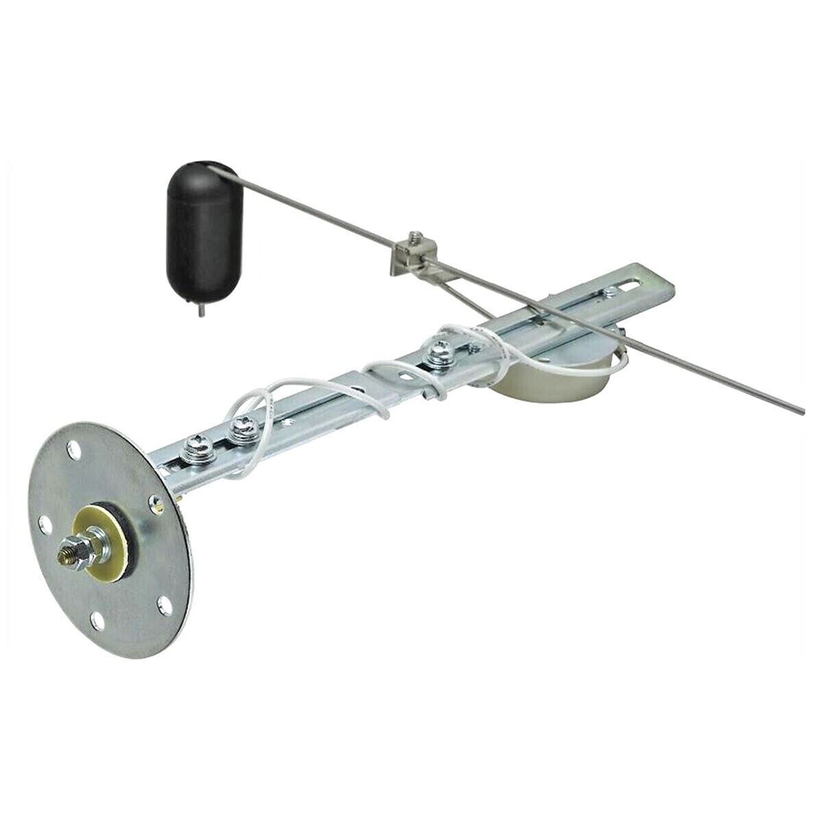 SAAS Fuel Level Gauge & Sender Unit 52mm/2" White Muscle Series with Tank Sender