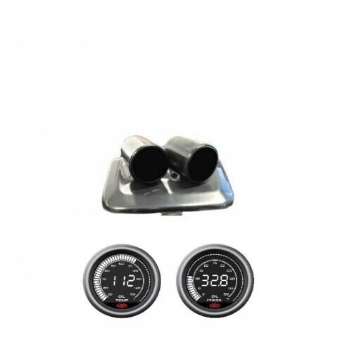 Gauge Dash Pod & Gauge Combo for Holden VE Series 1/2 Oil Temp & Oil Press Digi