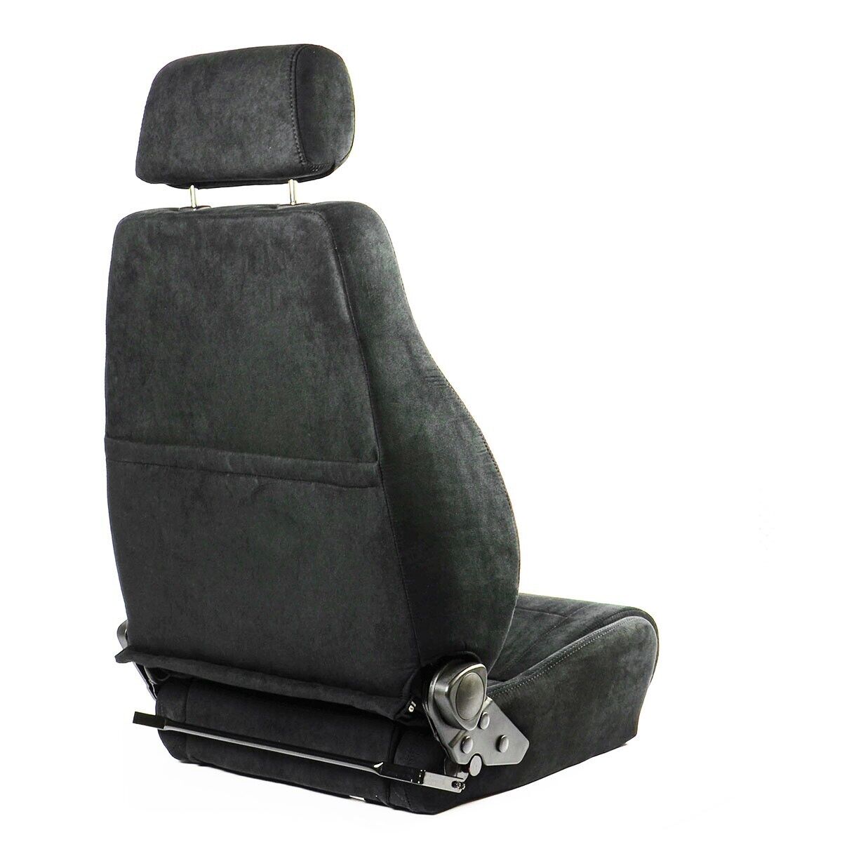 SAAS Trax 4X4 Seat (1) With Rails Black Water Repellant Cloth ADR Compliant