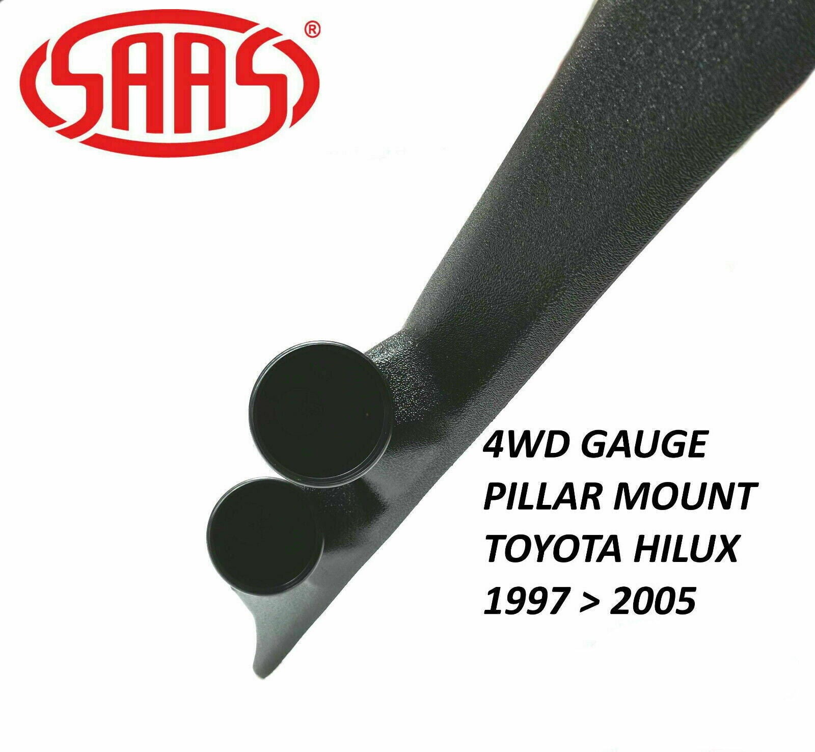 SAAS Gauge Pillar Pod for Toyota Hilux LN 52mm Gauges 1997 > 2005