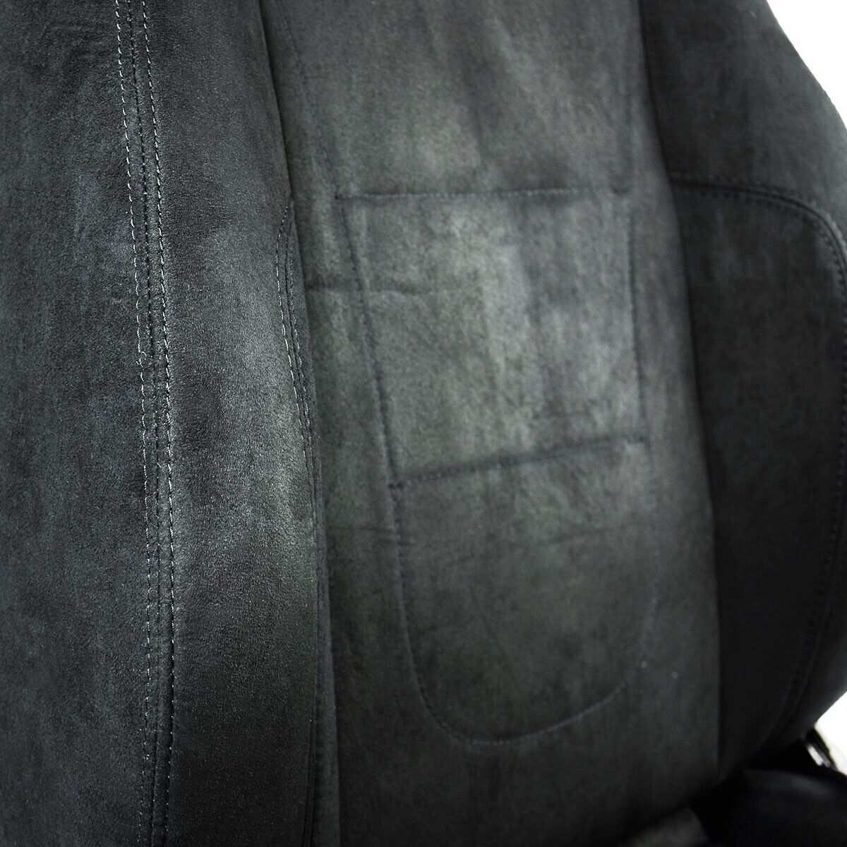 SAAS Trax 4X4 Seat (1) With Rails Black Water Repellant Cloth ADR Compliant