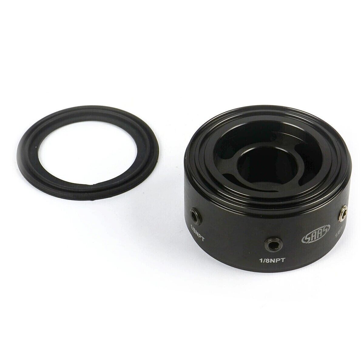 SAAS Oil Filter Sandwich Plate Kit SGAP6 1/8" NPT Ports w M24 x1.5 Filter Thread